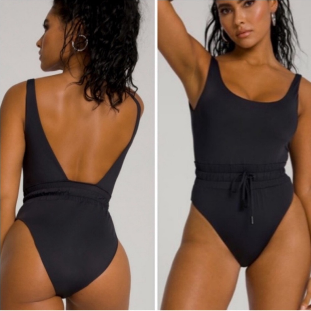 GOOD AMERICAN Waist Framer One Piece Swimsuit
